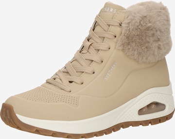SKECHERS Nauhanilkkurit värissä beige: etupuoli