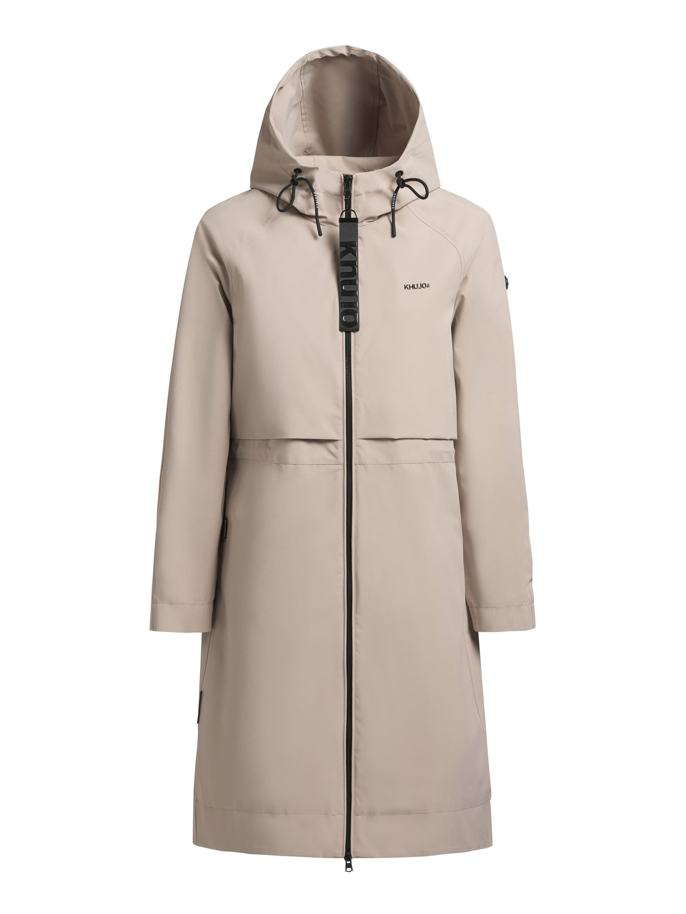 Palton de primăvară-toamnă 'Adura' de la khujo pe bej: față