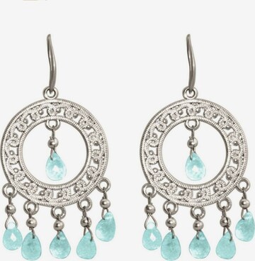 Boucles d'oreilles Gemshine en argent : devant