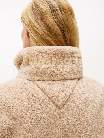 TOMMY HILFIGER Fleece jacket in Beige