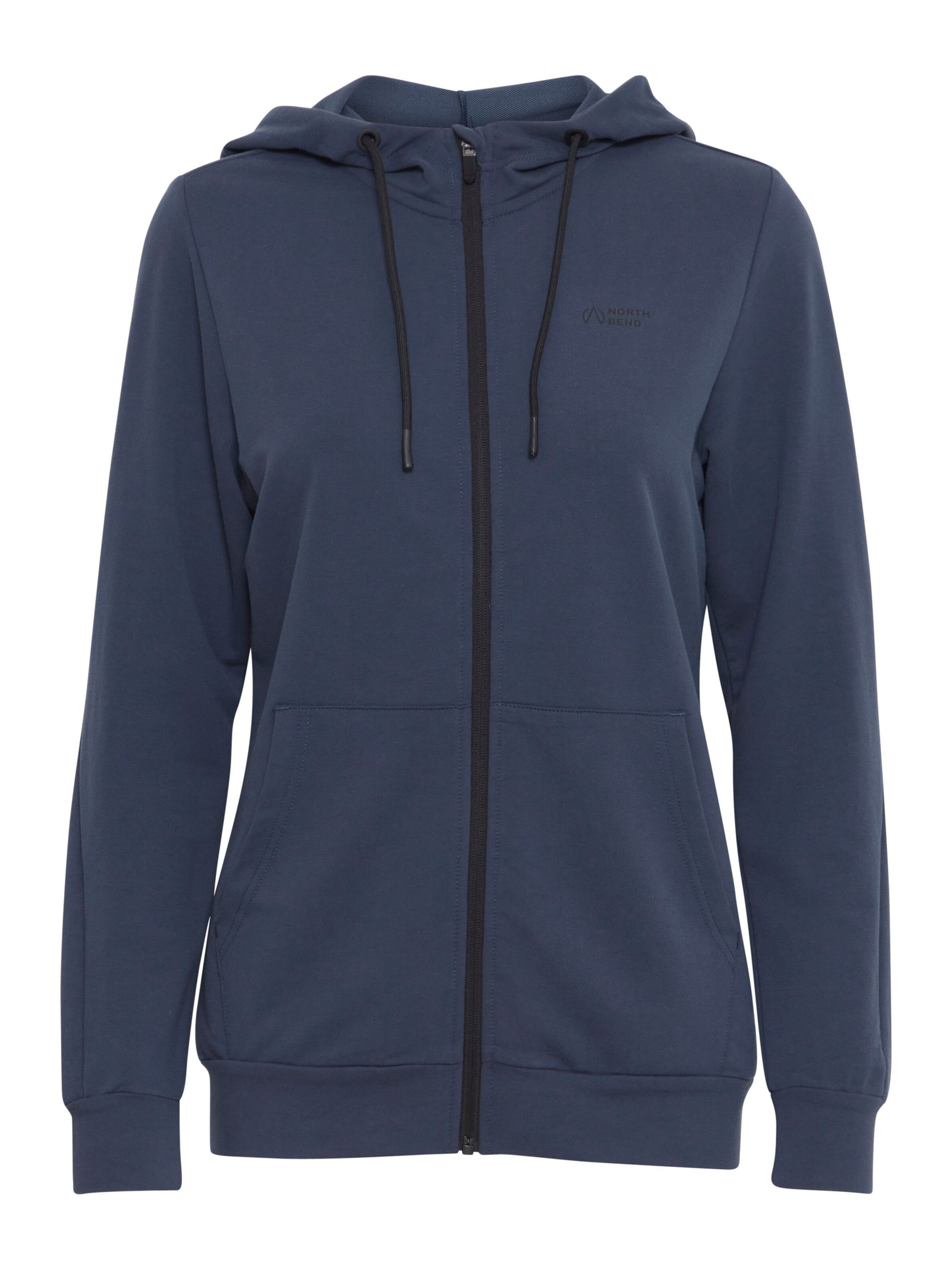 Giacca di felpa di North Bend in blu: frontale