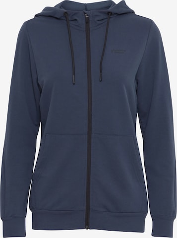 North Bend - Sudadera con cremallera en azul: frente