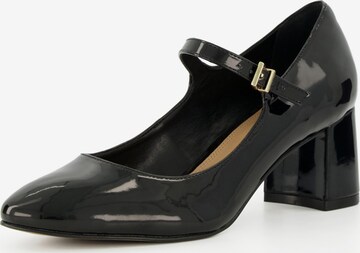 Dune LONDON Pumps 'ALENNA' in Zwart: voorkant