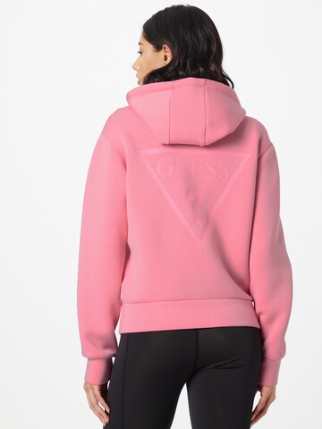 GUESS Sportsweatjacke 'ALLIE' in Pink