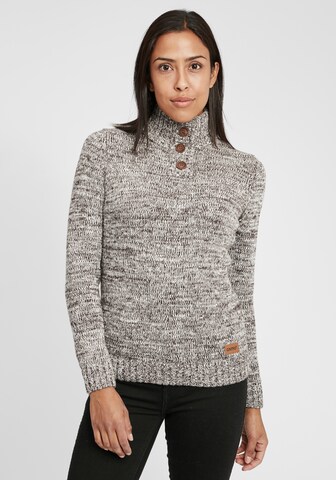 Oxmo Pullover 'Philicita' in Grau: Vorderseite