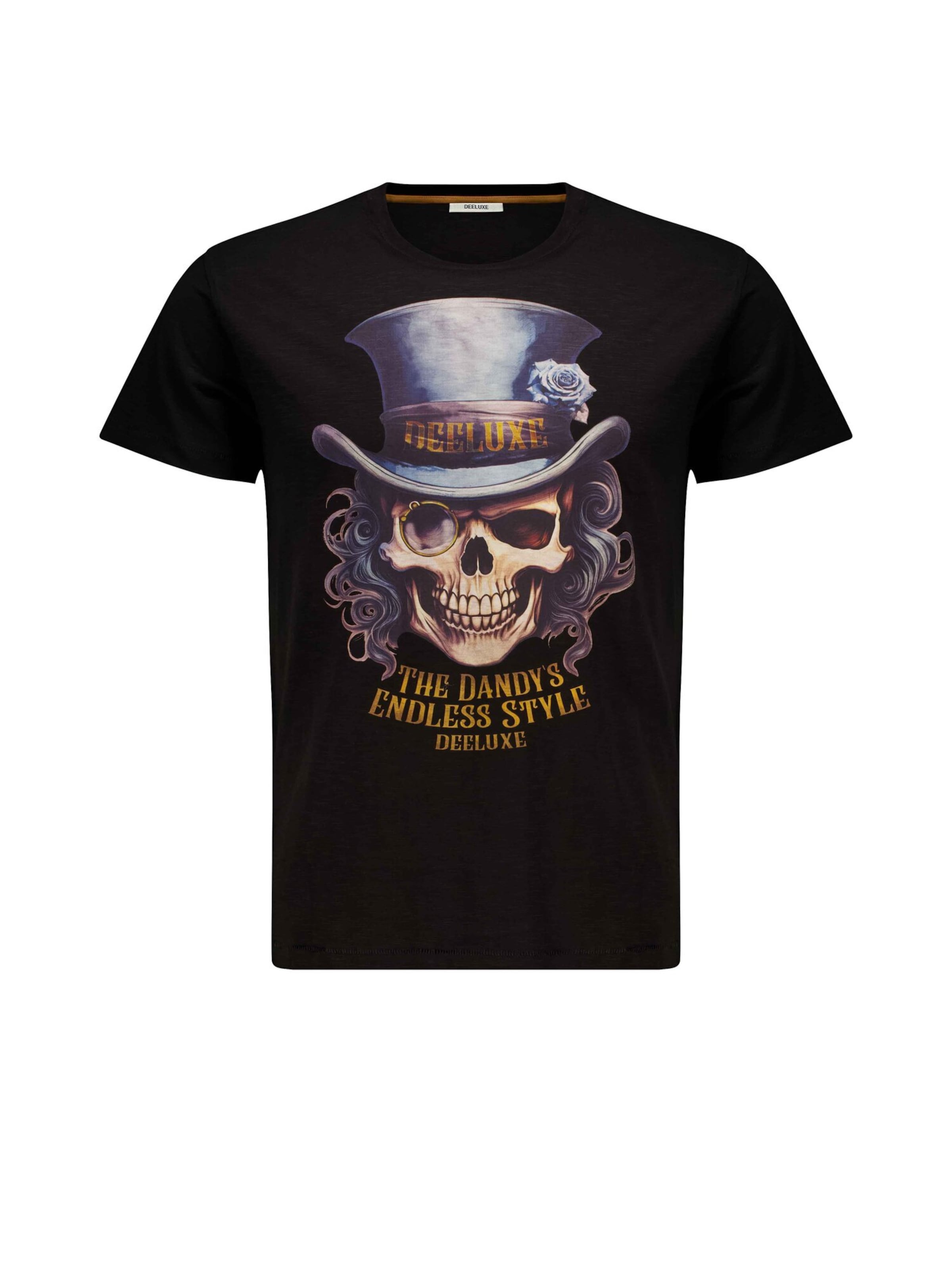 Deeluxe Shirt 'Dandy' in Zwart: voorkant