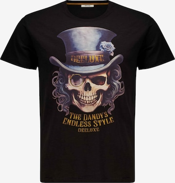 Deeluxe Shirt 'Dandy' in Zwart: voorkant