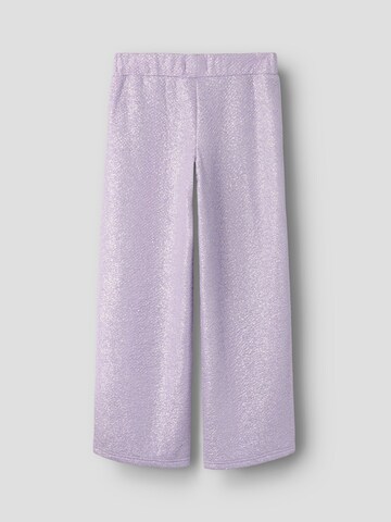 Wide leg Pantaloni di NAME IT in lilla