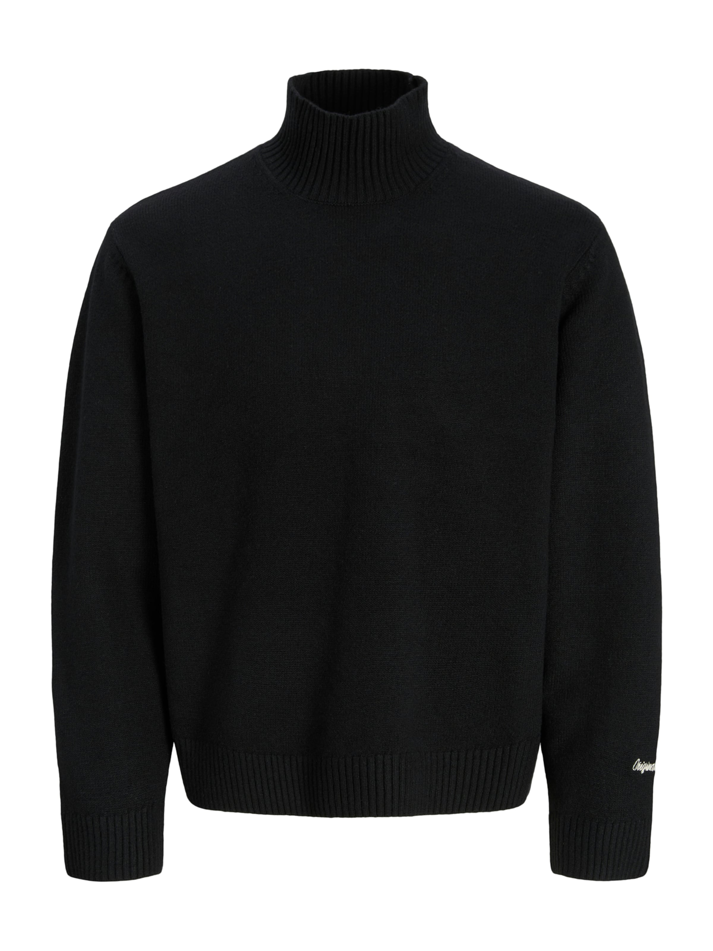 JACK & JONES Свитер 'JORNORREBRO' в Черный: спереди