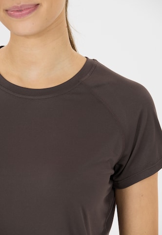 Athlecia T-Shirt 'Gaina' in Braun