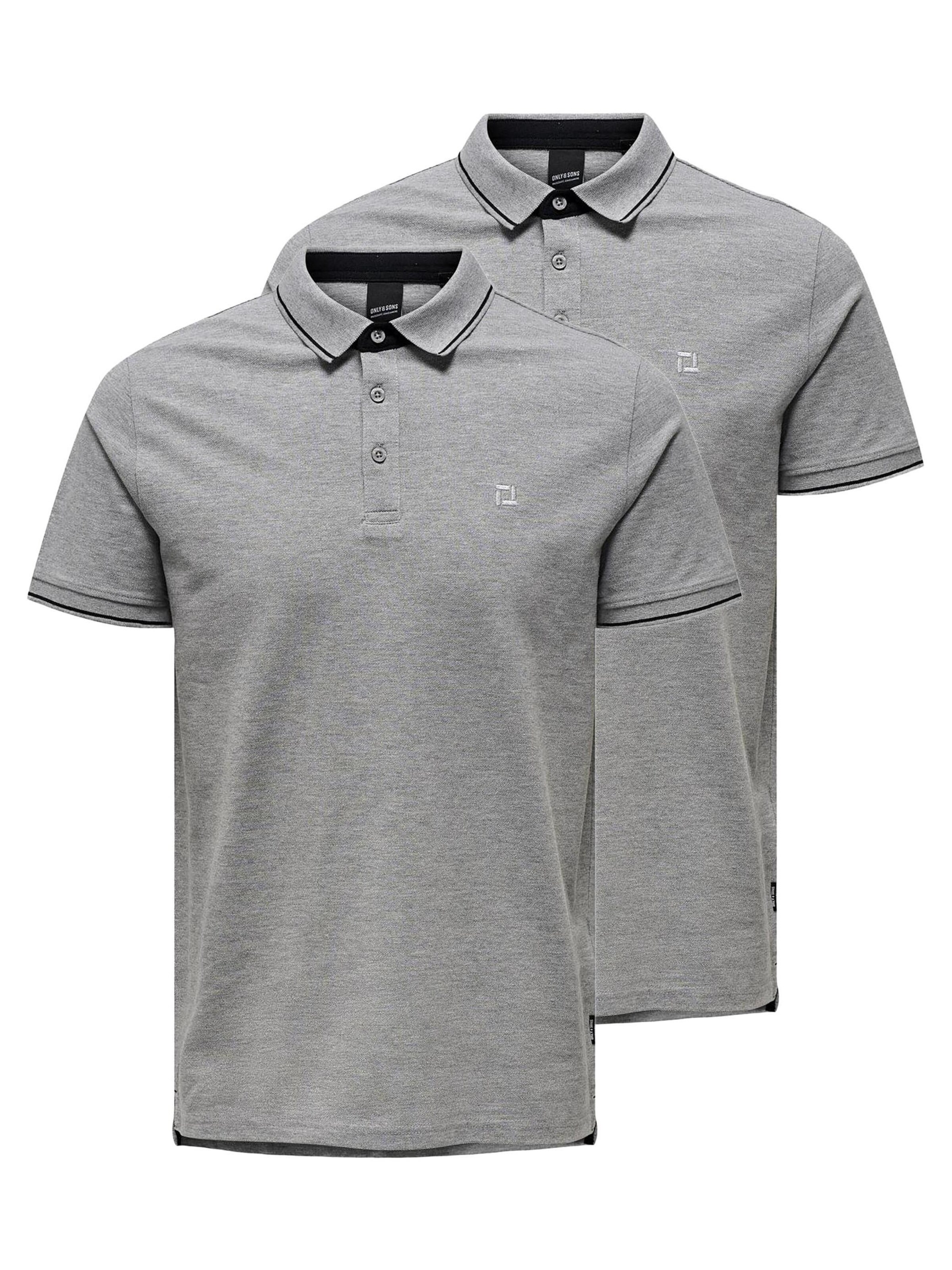 Only & Sons Shirt 'Onsefletcher'‌‌‌ in Grau: Vorderseite