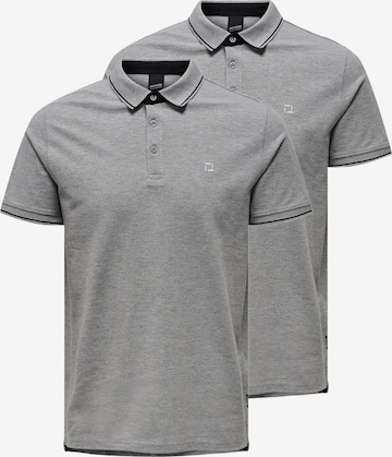 Only & Sons Shirt 'Onsefletcher' in Grau: Vorderseite