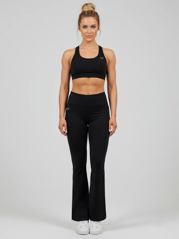 La V Flared Sportbroek 'Noa' in Zwart