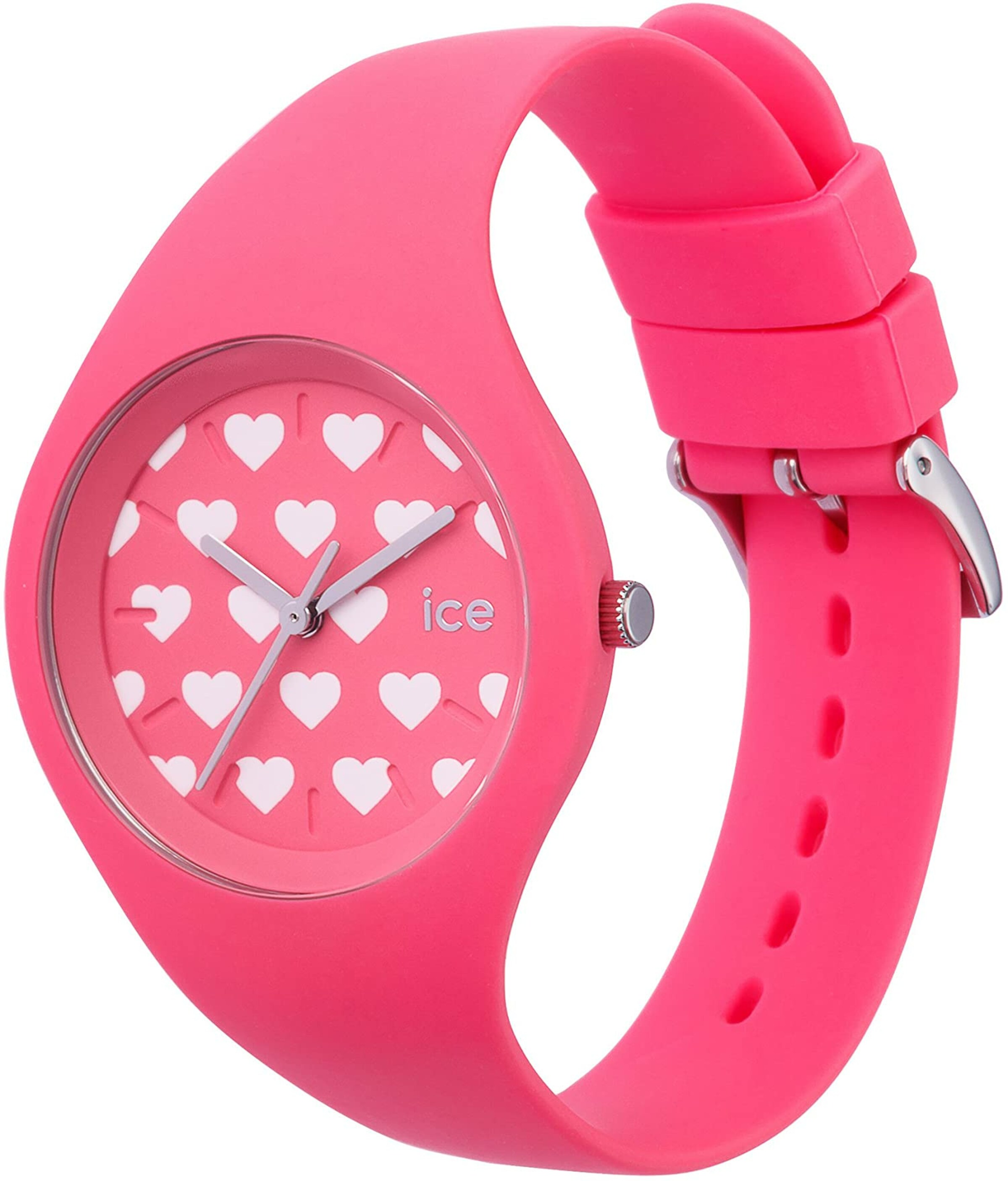 ICE WATCH Analog watch 'Ice love Pink Heart' in Pink