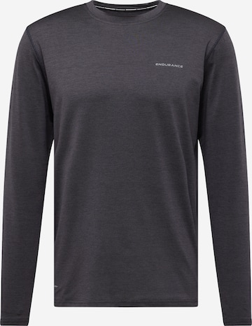 ENDURANCE - Camiseta funcional 'Mell' en negro: frente