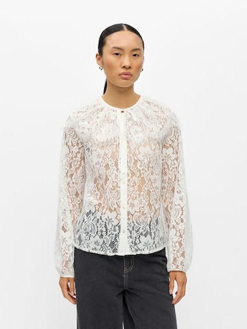 OBJECT Bluse 'OBJAney' in Weiß: Vorderseite