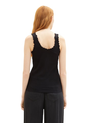 Haut TOM TAILOR DENIM en noir