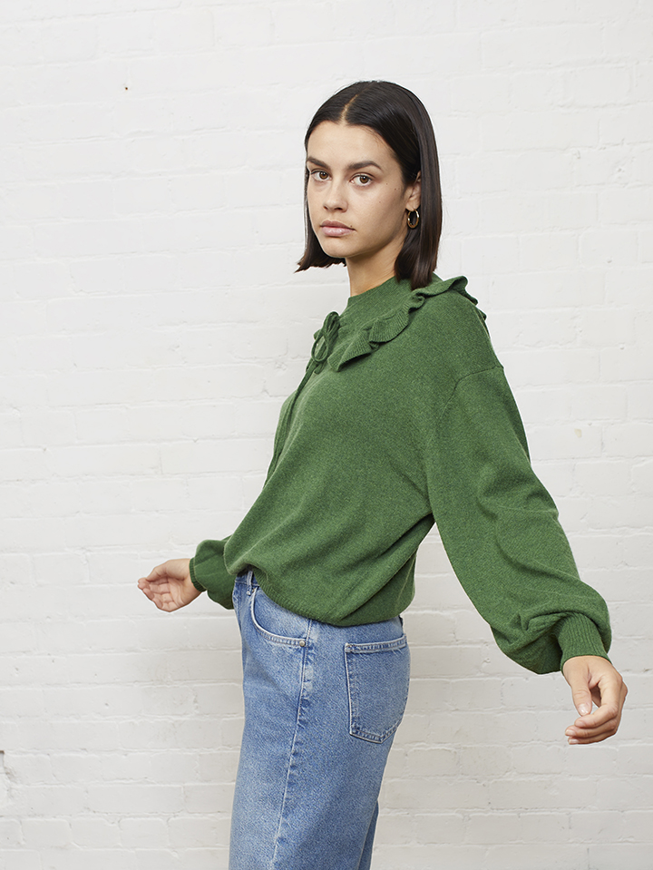 Odzież Swetry & dzianina Aligne Sweter Eva w kolorze Zielonym 