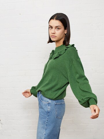 Aligne Sweater 'Eva' in Green