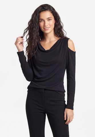 usha BLACK LABEL - Camiseta en negro: frente