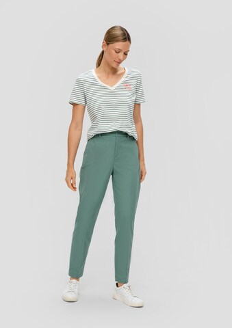 Coupe slim Pantalon s.Oliver en vert