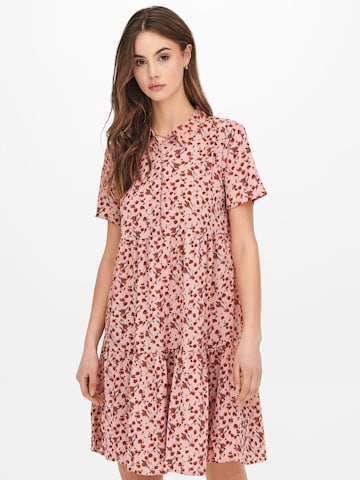 JDY Shirt dress 'Piper' in Pink