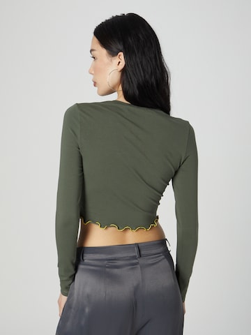 ABOUT YOU x Chiara Biasi Shirt 'Jule' in Groen