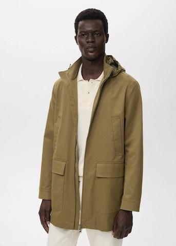 MANGO MAN Between-Seasons Parka 'Parko' in Green: front