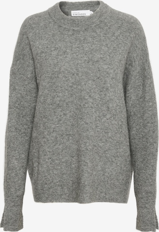 KAREN BY SIMONSEN Sweater 'Debbie' in Grey: front