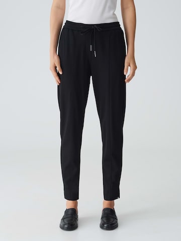 OPUS Regular Pants 'Elopa' in Black: front