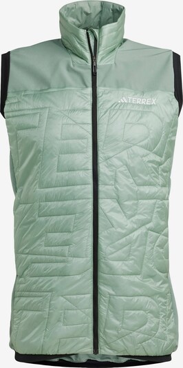 ADIDAS TERREX Gilet de sport 'Xperior Varilite' en vert clair / noir / blanc, Vue avec produit