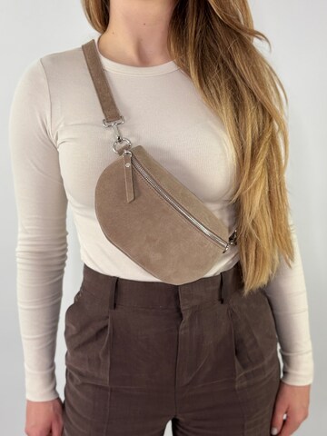 lePelou Fanny Pack 'VALENTINA small' in Grey