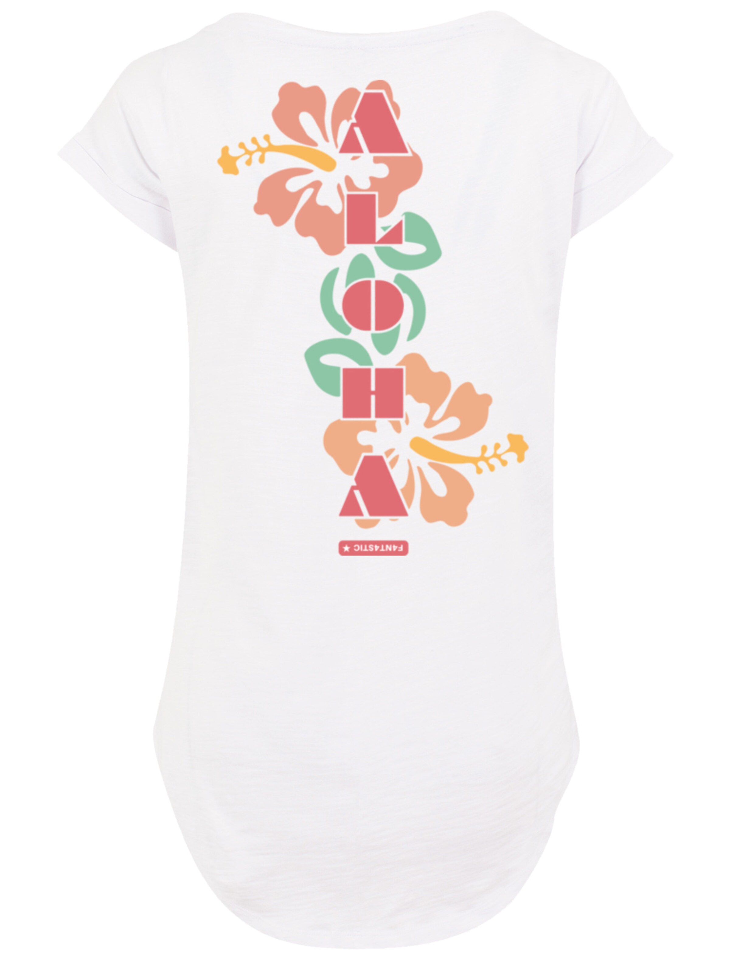 F4NT4STIC Shirt 'Aloha' in Wit
