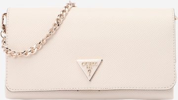 Pochette 'NOELLE II XBODY FLAP ORGANIZER' GUESS en beige : devant