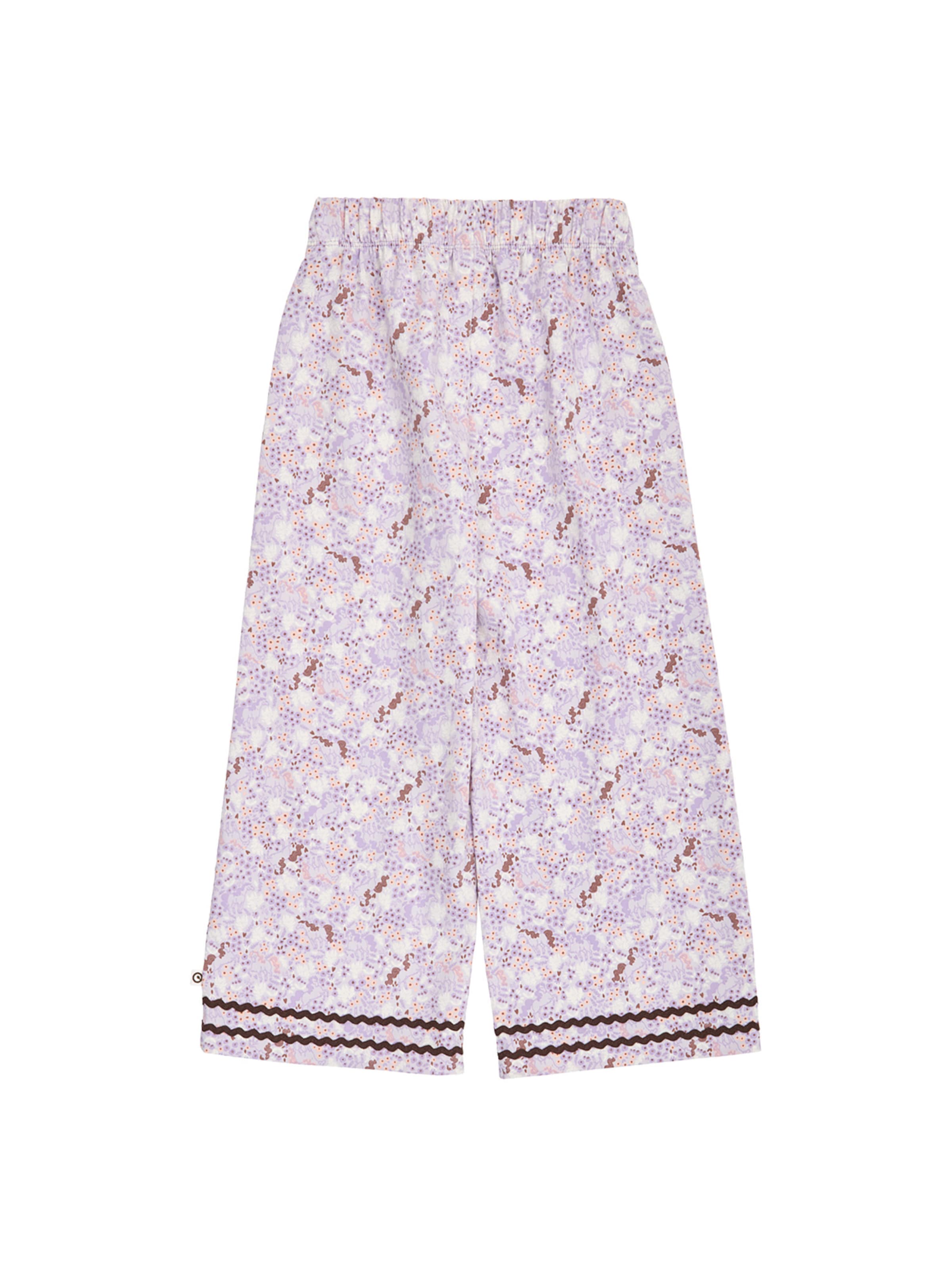 Müsli by GREEN COTTON Wide Leg Hose in Lila