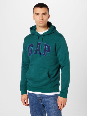 GAP Sweatshirt 'HERITAGE' in Green: front