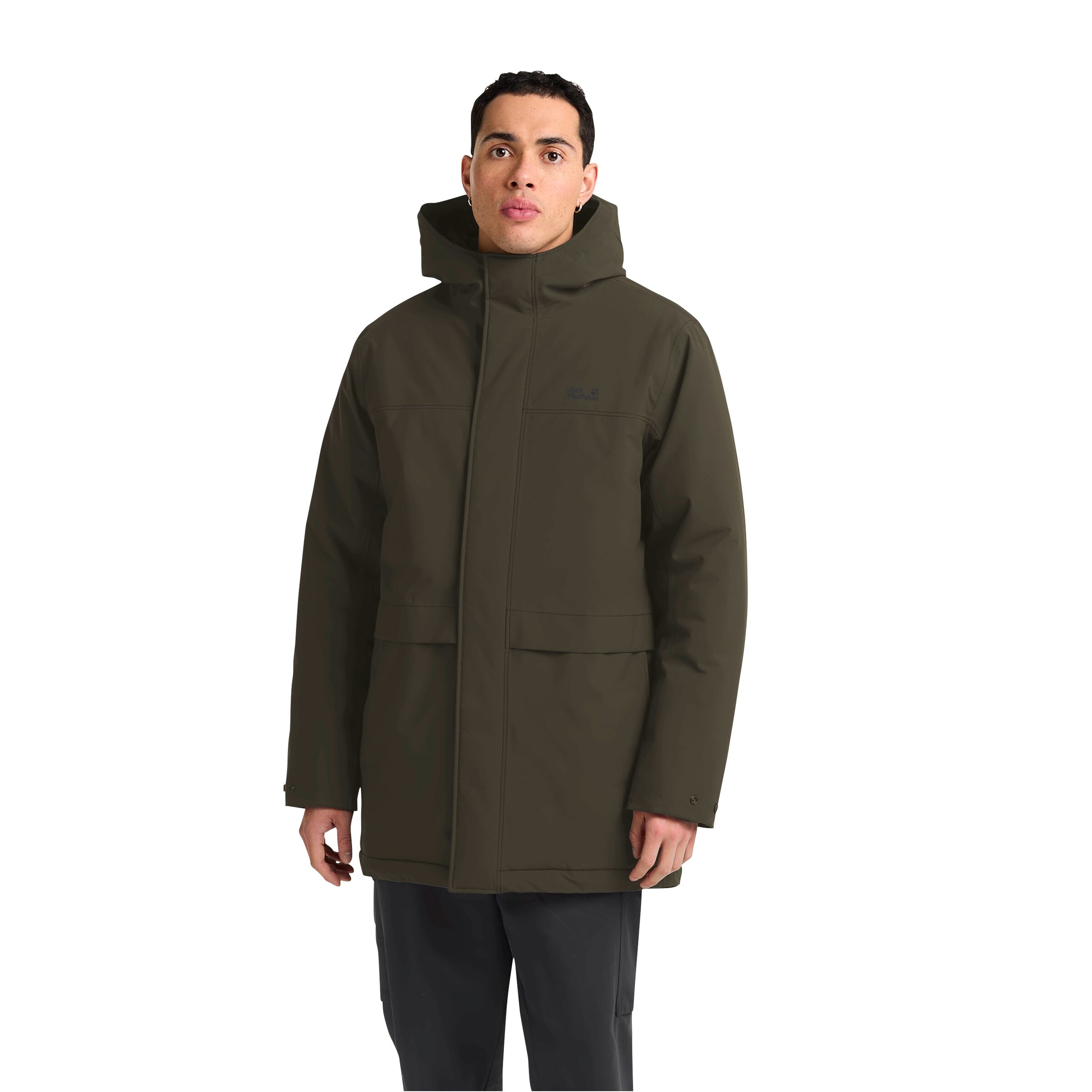 JACK WOLFSKIN Winter Parka in Green