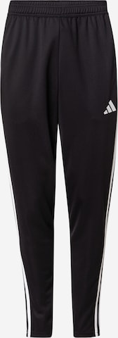 ADIDAS PERFORMANCE Slimfit Urheiluhousut 'Tiro es' värissä musta: etupuoli