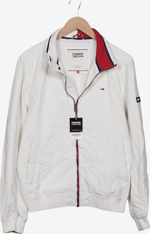 Tommy Jeans Jacke M in Weiß: Vorderseite
