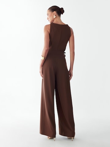 BWLDR Комбинезон 'DALIA' в Коричневый: сзади