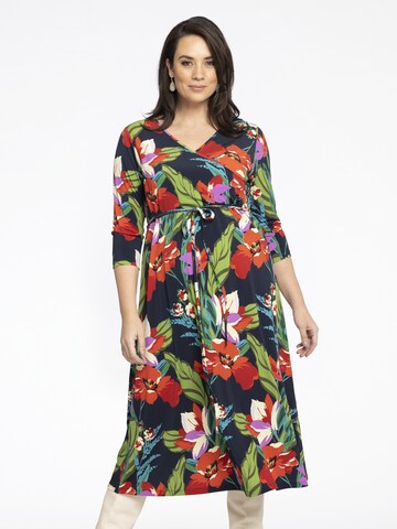 Robe Yoek en mélange de couleurs : devant