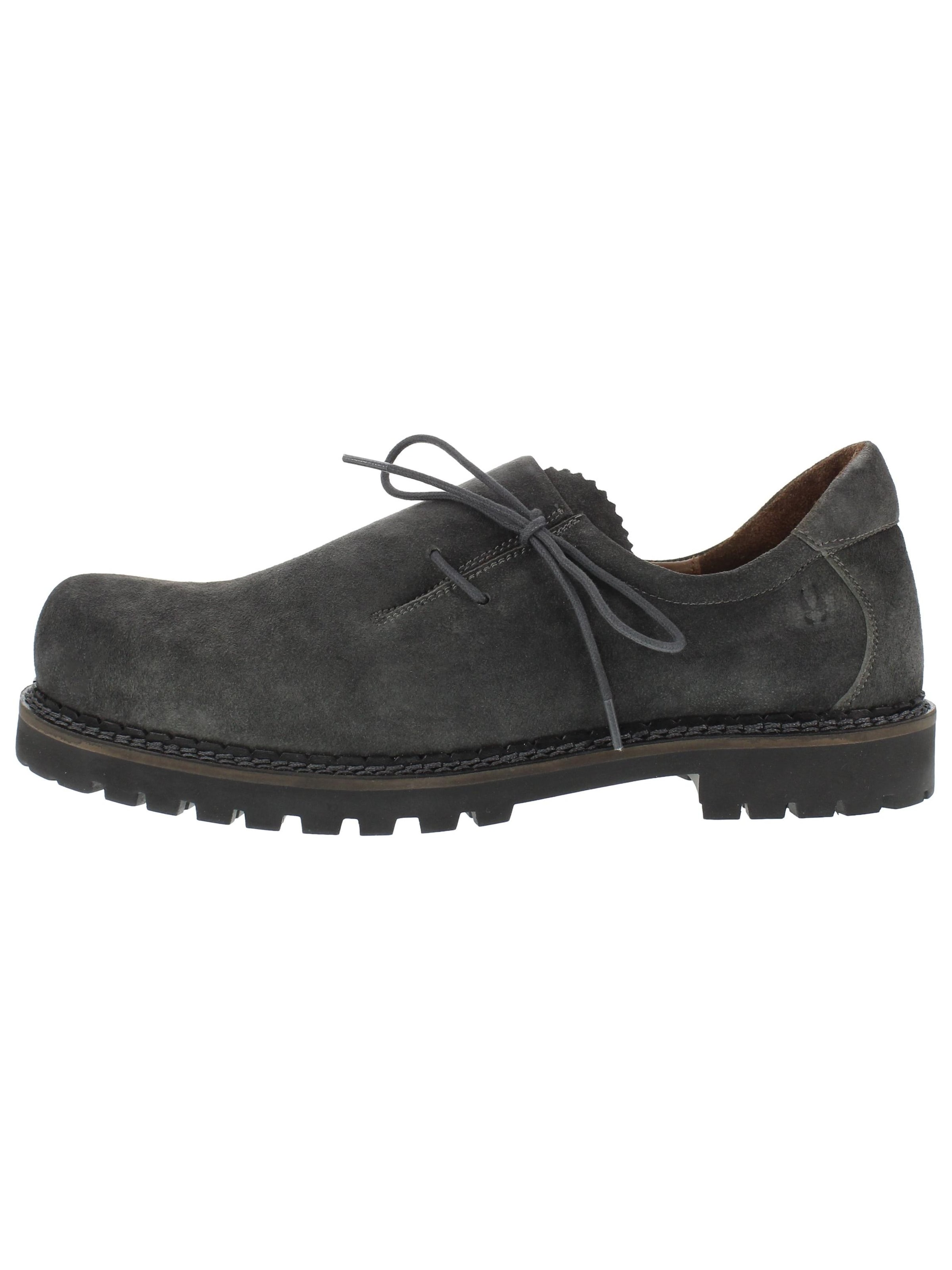 RAUSCHZEIT Traditional Shoes in Grey: front