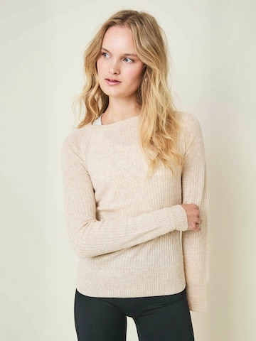 Pull-over ' Aveline ' Copenhagen Cartel en beige : devant