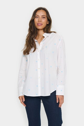 SAINT TROPEZ Bluse 'Dianne' i hvid: forside
