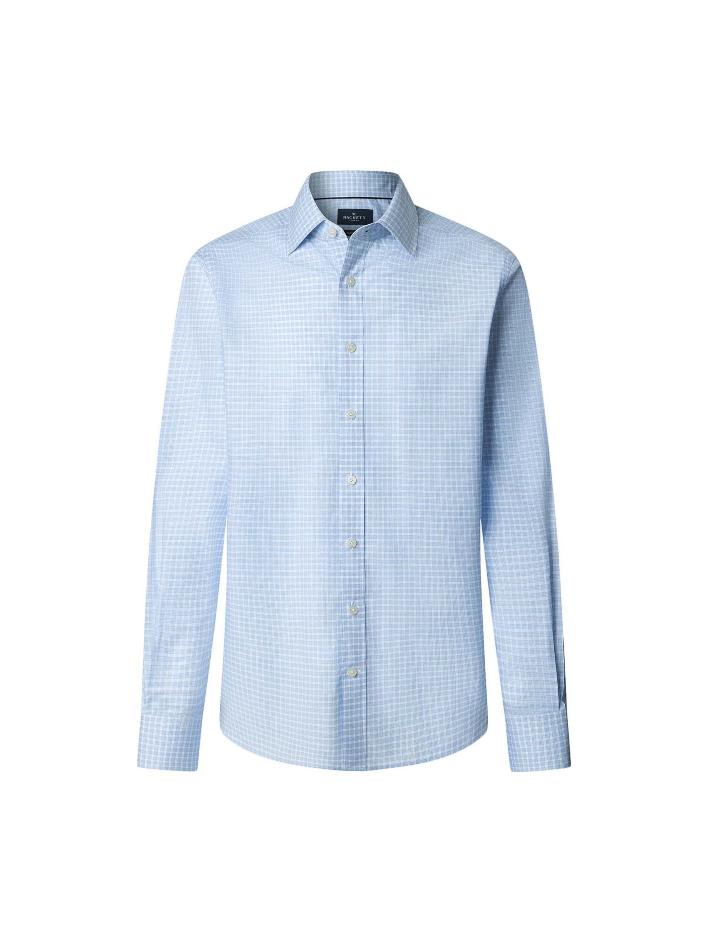 Hackett London Chemise en bleu ciel / blanc, Vue avec produit