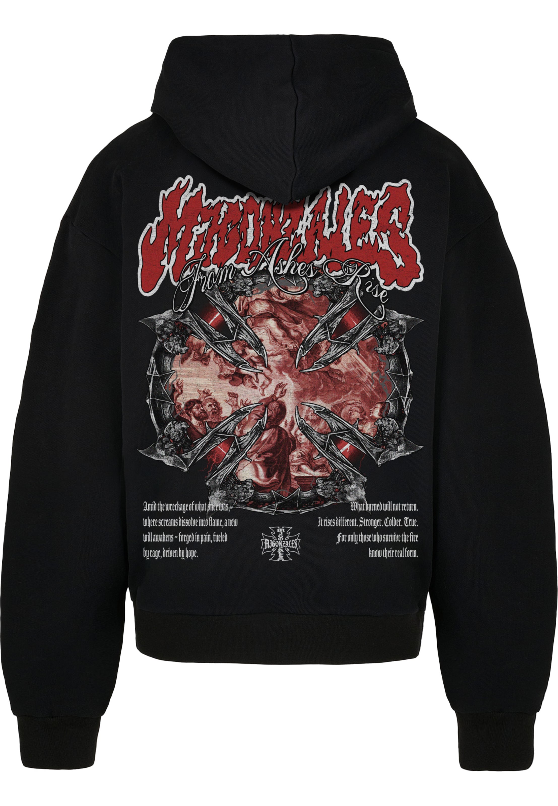 MJ Gonzales - Sweatshirt 'Ornament of Ashes' em preto