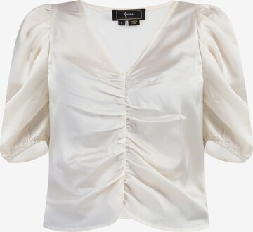 faina Blouse in Wit: voorkant