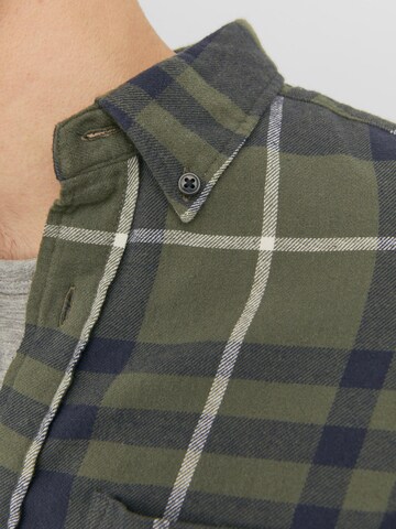 JACK & JONES Regular fit Button Up Shirt 'Brook' in Green