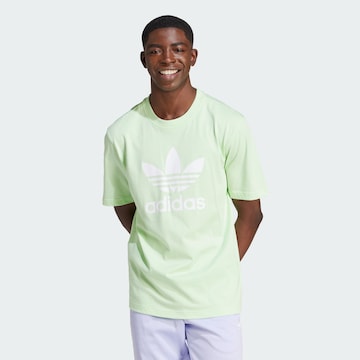 Tricou 'Adicolor Trefoil' de la ADIDAS ORIGINALS pe verde