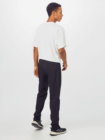 ADIDAS SPORTSWEAR Tapered Sportbroek 'Aeroready Essentials Stanford Tapered Cuff Embroidered Small Logo' in Zwart